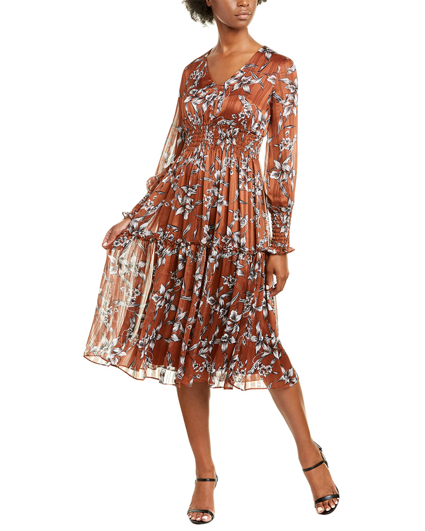 Image of Taylor Chiffon Midi Dress