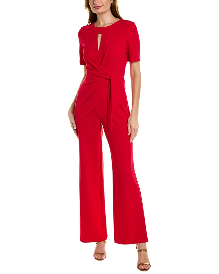 Adrianna Papell Wide Leg Jumpsuit In Red | ModeSens