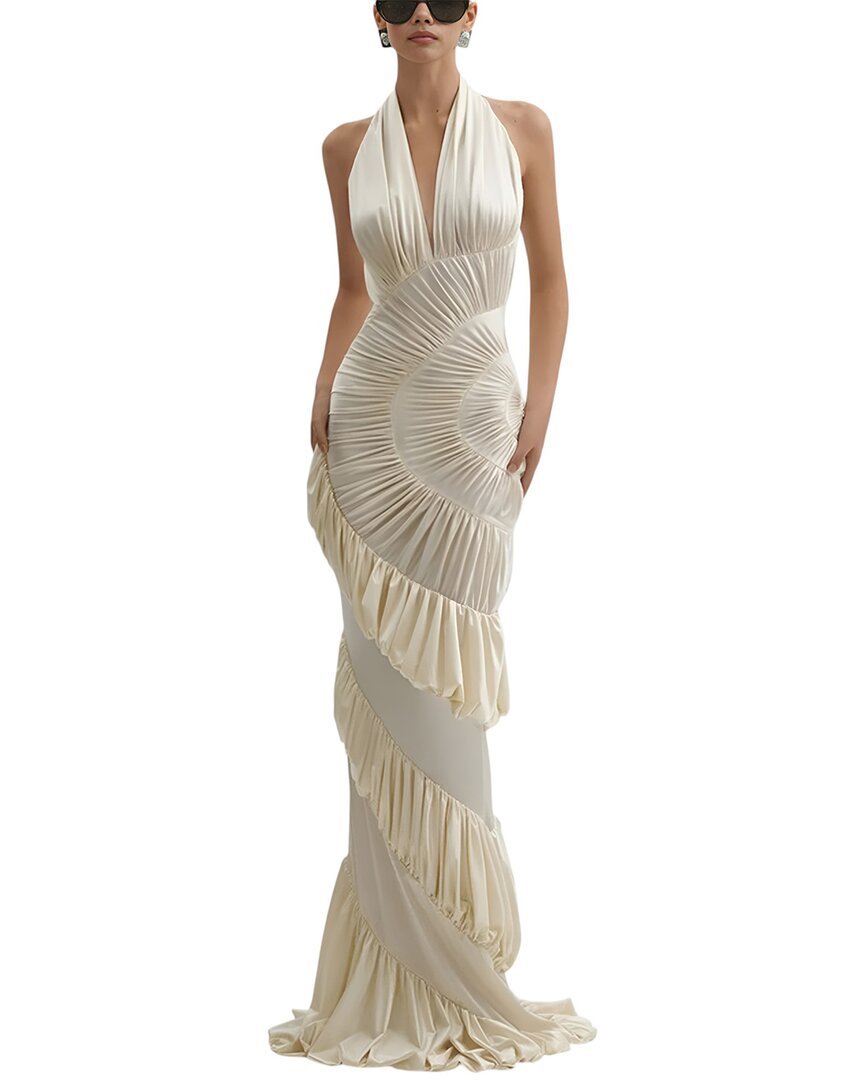 Mira Richi Maxi Dress In Neutral