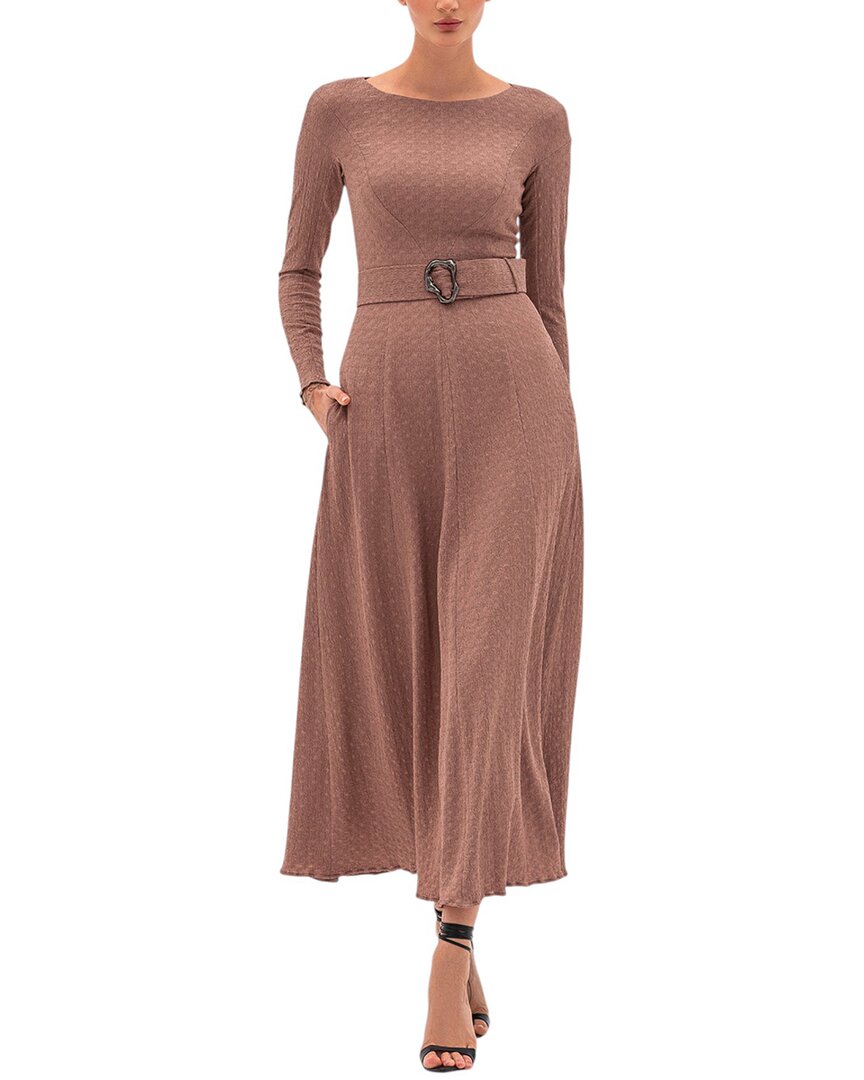 Bgl Maxi Dress In Brown
