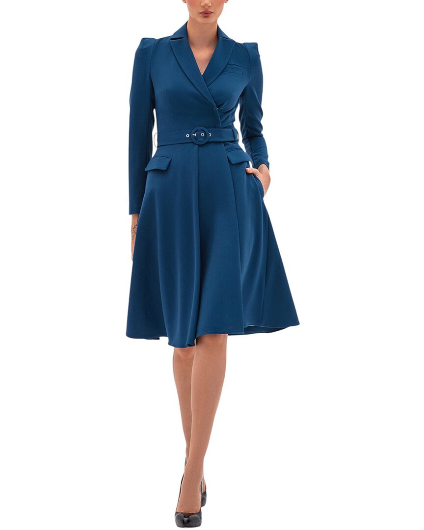 Bgl Midi Dress In Blue