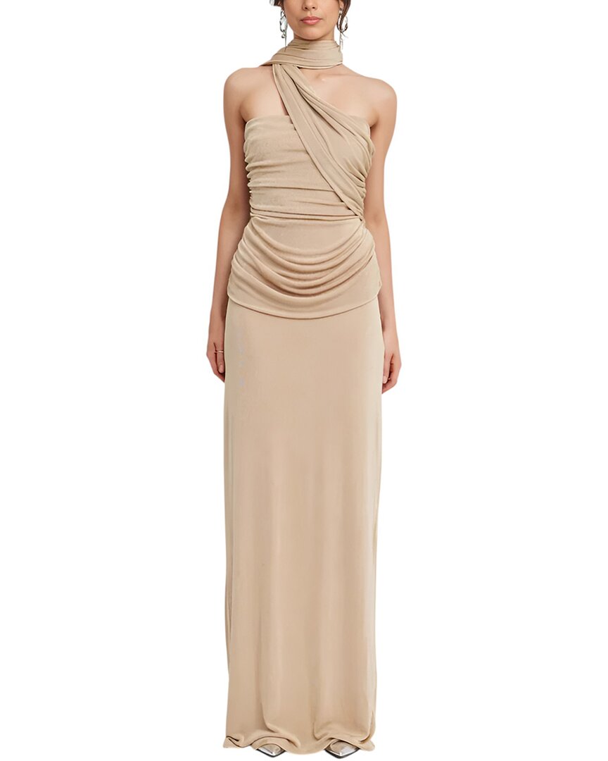 Monique Lagarde Maxi Dress In Neutral