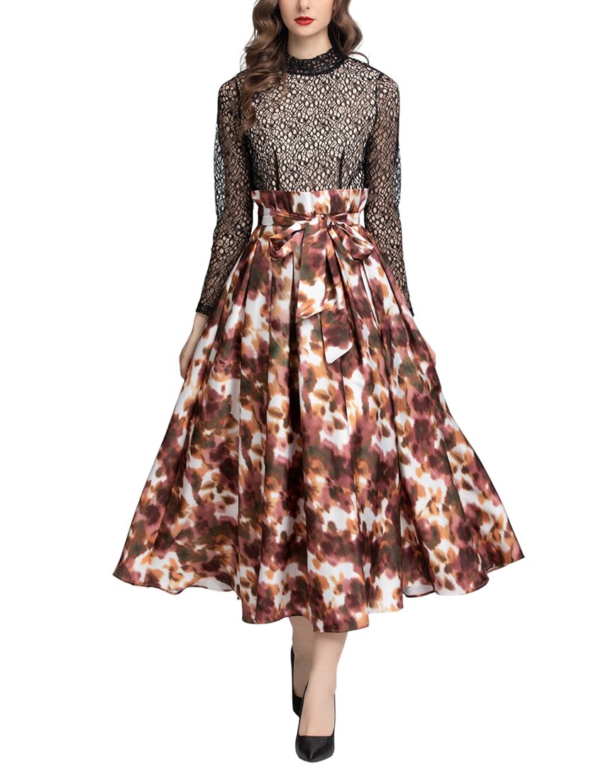 Brc By Burryco Maxi Dress In Brown