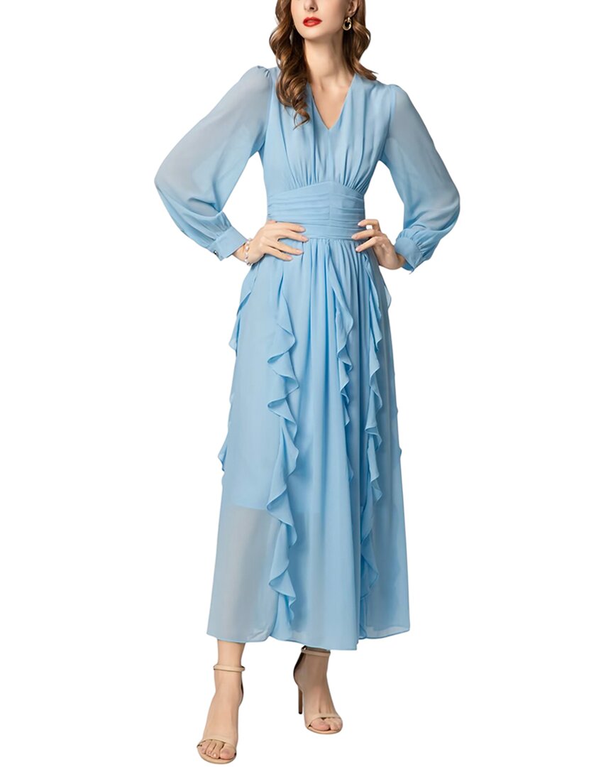 Brc By Burryco Maxi Dress In Blue