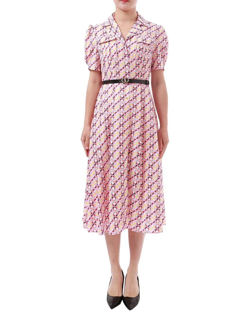 Brc By Burryco Midi Dress In Pink