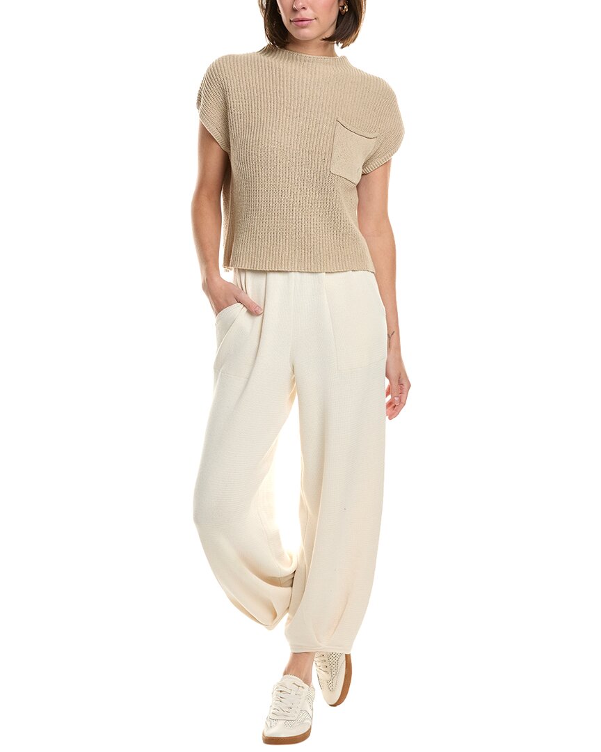 Free People 2pc Freya Sweater & Pant Set In Neutral