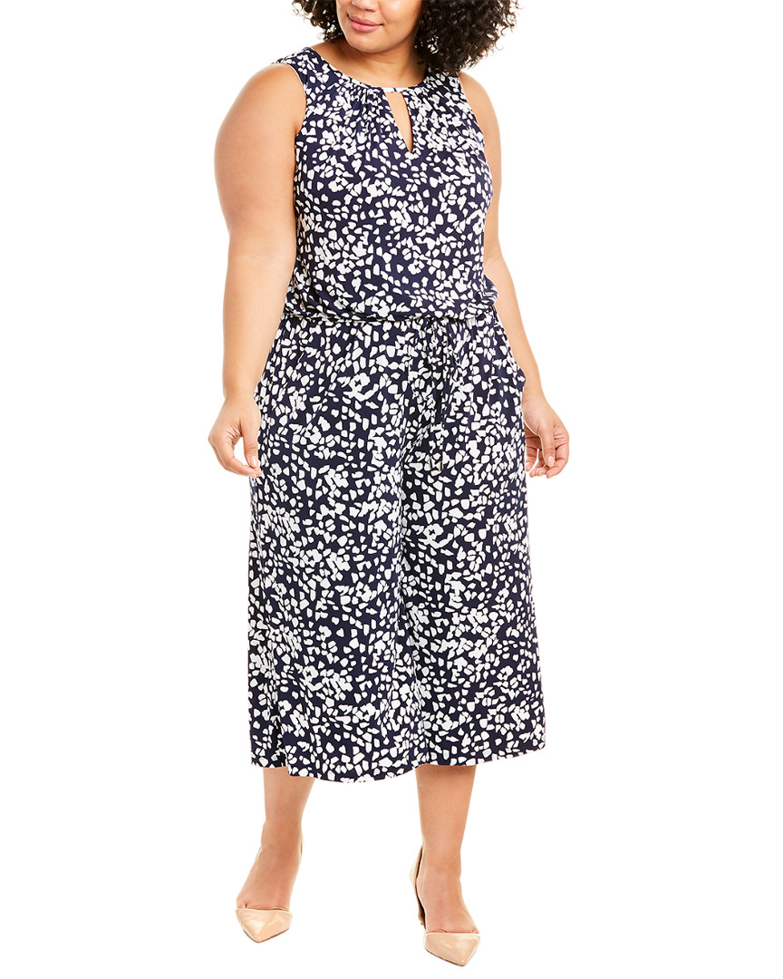 Image of London Times Plus Confetti Crop Jumpsuit