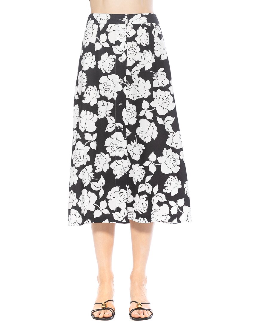 Alexia Admor Zephyr Midi Skirt In Multi