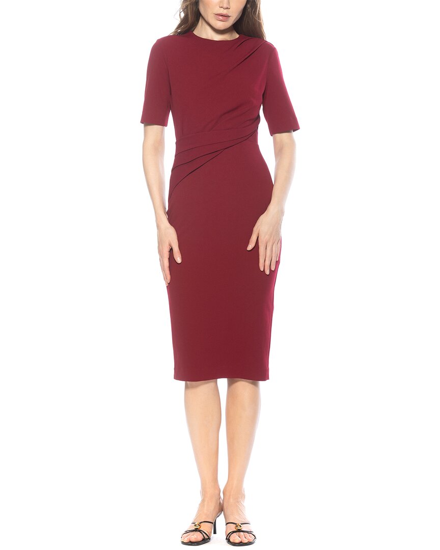 knee length dresses for ladies Alexia Admor Women's NYX Boatneck Capsleeve Sheath Dress, Sage, Medium main image 1