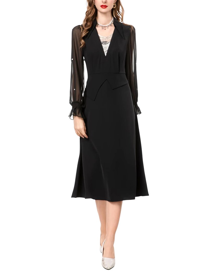 Burryco Midi Dress In Black