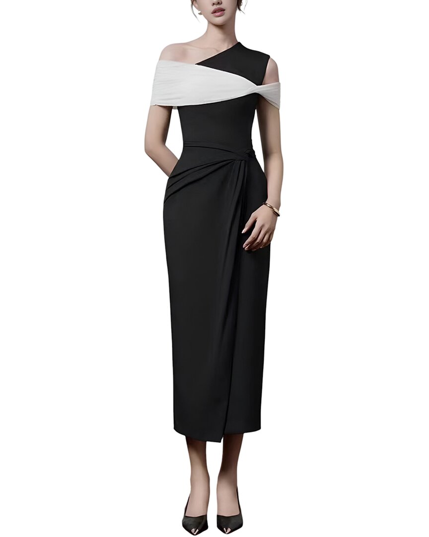 Silvia Rufino Midi Dress In Black