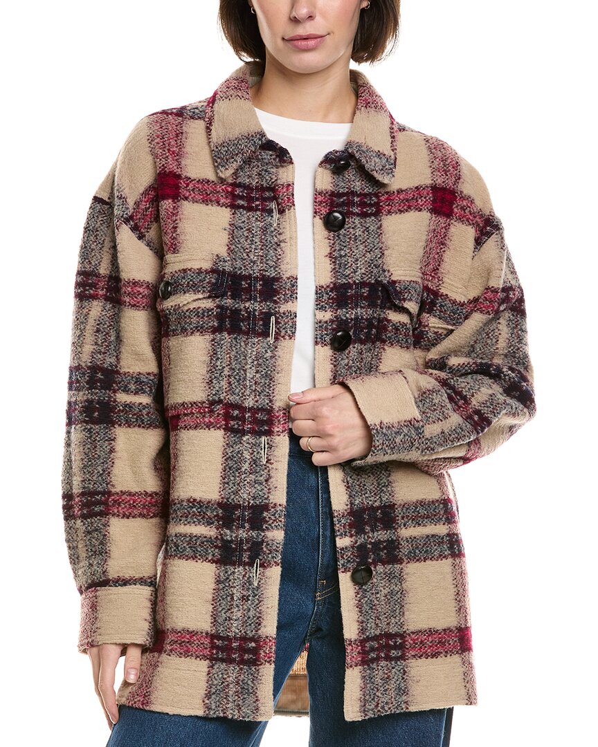 Isabel Marant Étoile Isabel Marant Etoile Harveli Wool-blend Jacket In Multi