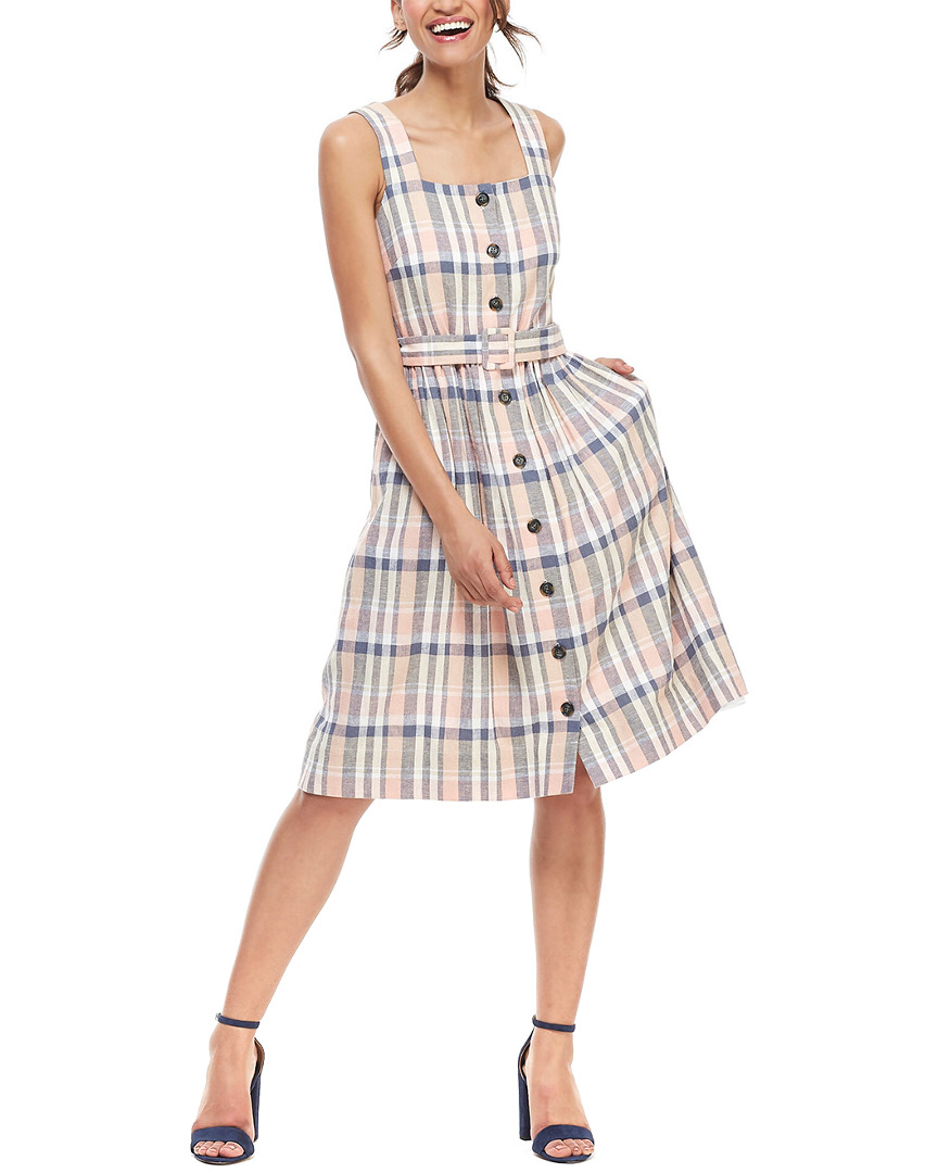 Image of Gal Meets Glam Linen-Blend Mini Dress