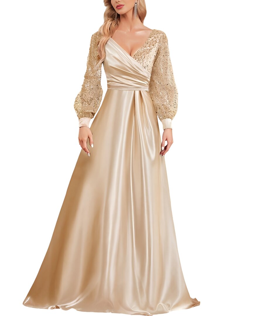 Vincent Maxi Dress In Neutral
