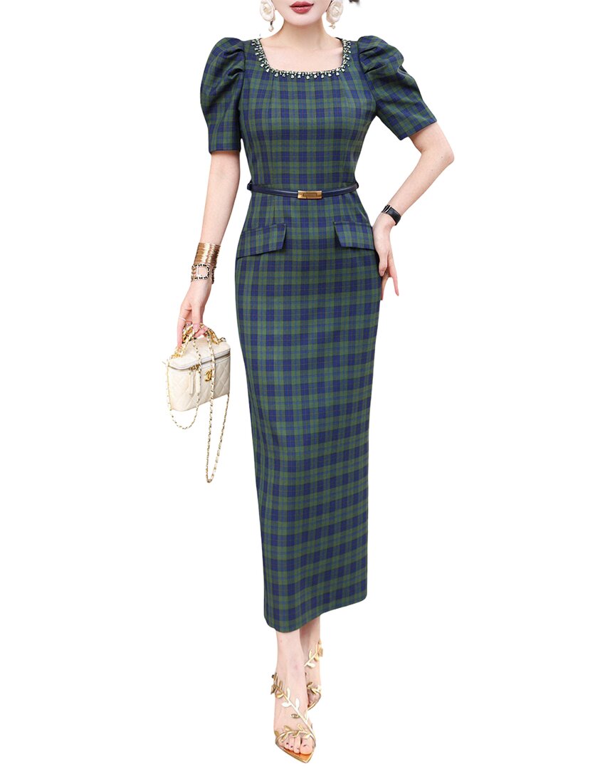 Burryco Midi Dress In Blue