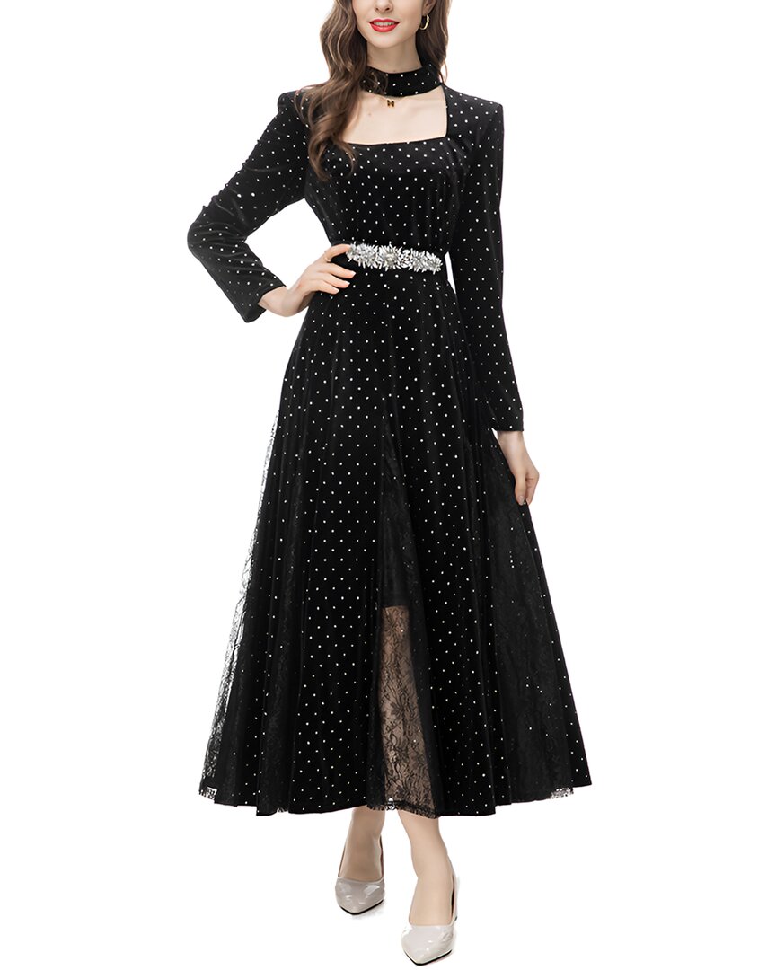 Lionello Salvi Maxi Dress In Black