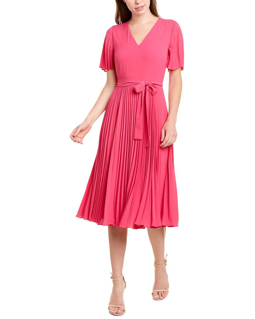 Donna Morgan Pleated Midi Dress Women's | eBay