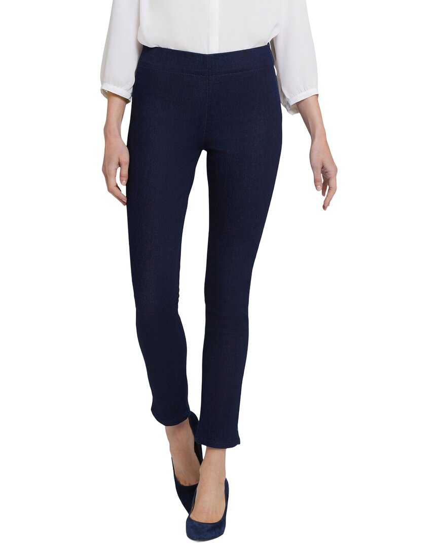 Nydj Petite Pull On Rinse Skinny Leg Jean In Blue