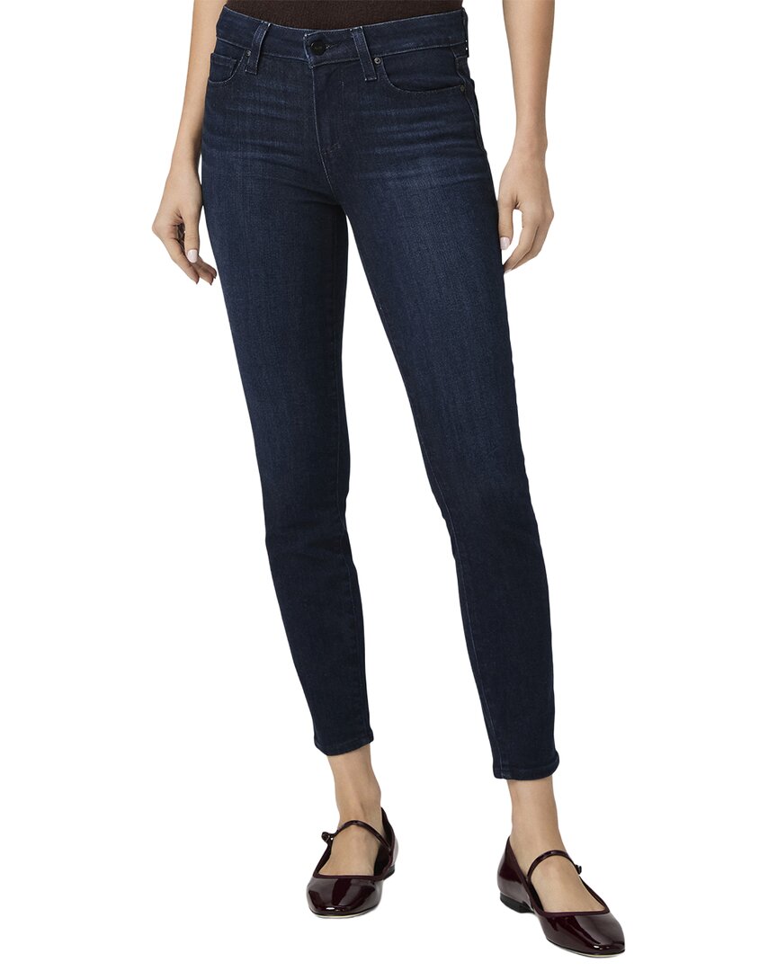 Paige Verdugo Snapdragon Mid Rise Ultra Skinny Ankle Jean In Blue