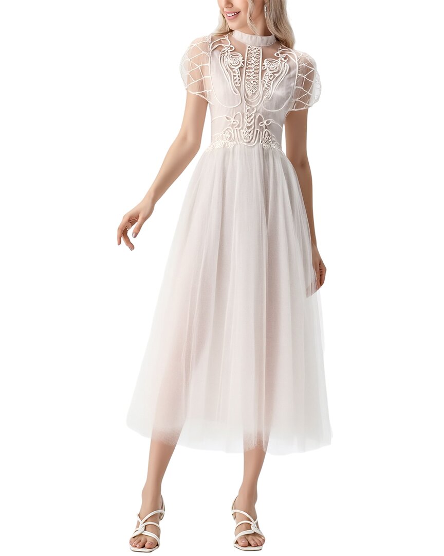 Anette Midi Dress In Neutral