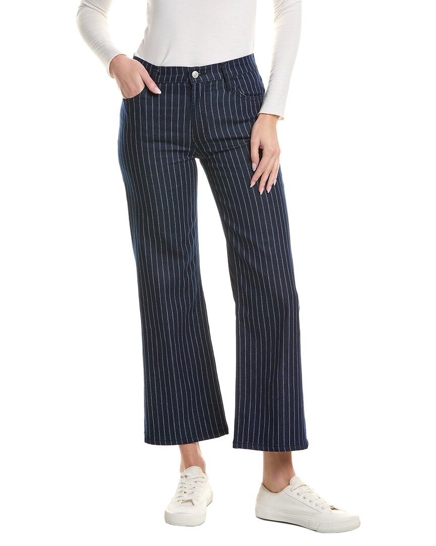 Hudson Jeans Petite Jodie Denim Pinstripe Pant In Blue