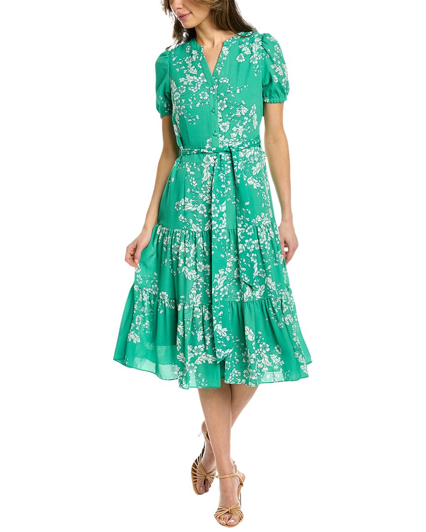 green emerald velvet dress Nanette LePore Dress – Labels Designer Consignment Boutique main image 0
