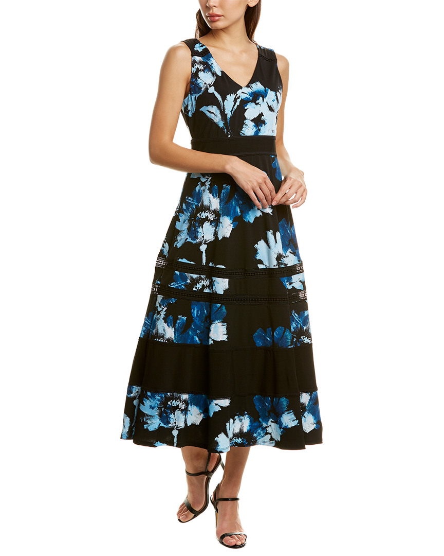 Image of Taylor Lace Insert Midi Dress