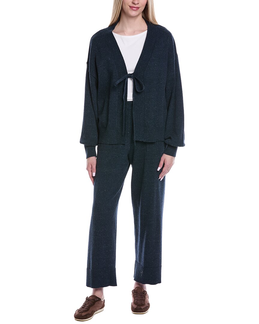 Free People 2pc Solar Sweater & Pant Set In Blue