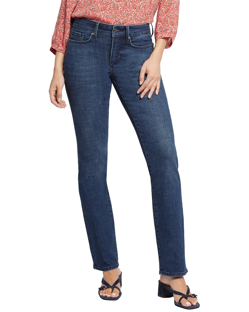 Nydj Petite Marilyn Mesquite Straight Leg Jean In Transparent