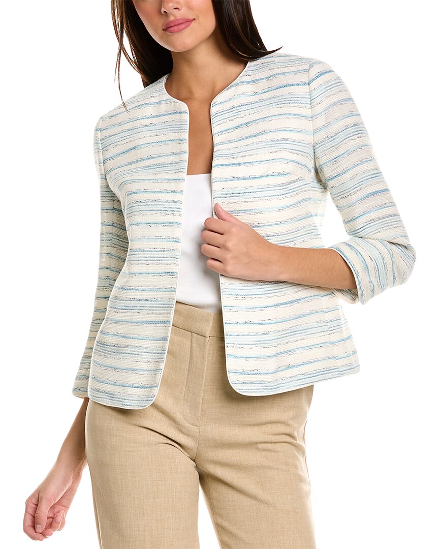 Anne klein clearance striped blazer