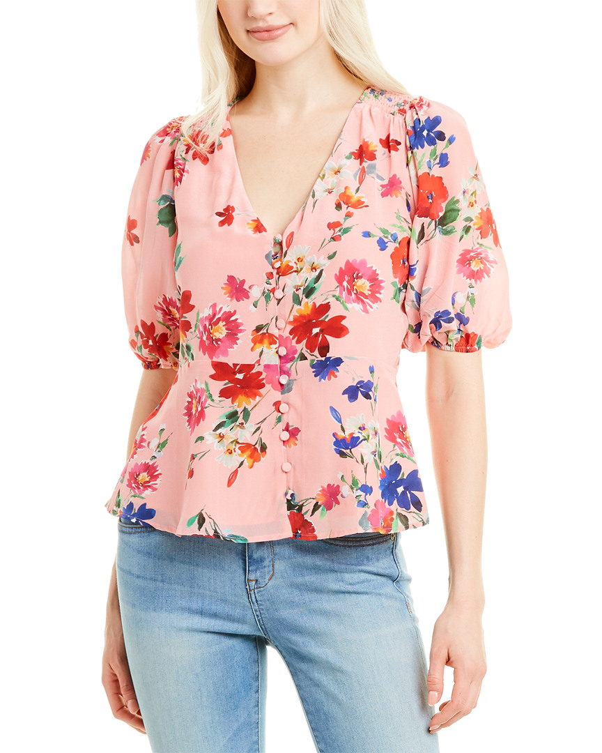 Image of YUMI KIM Silk-Blend Top