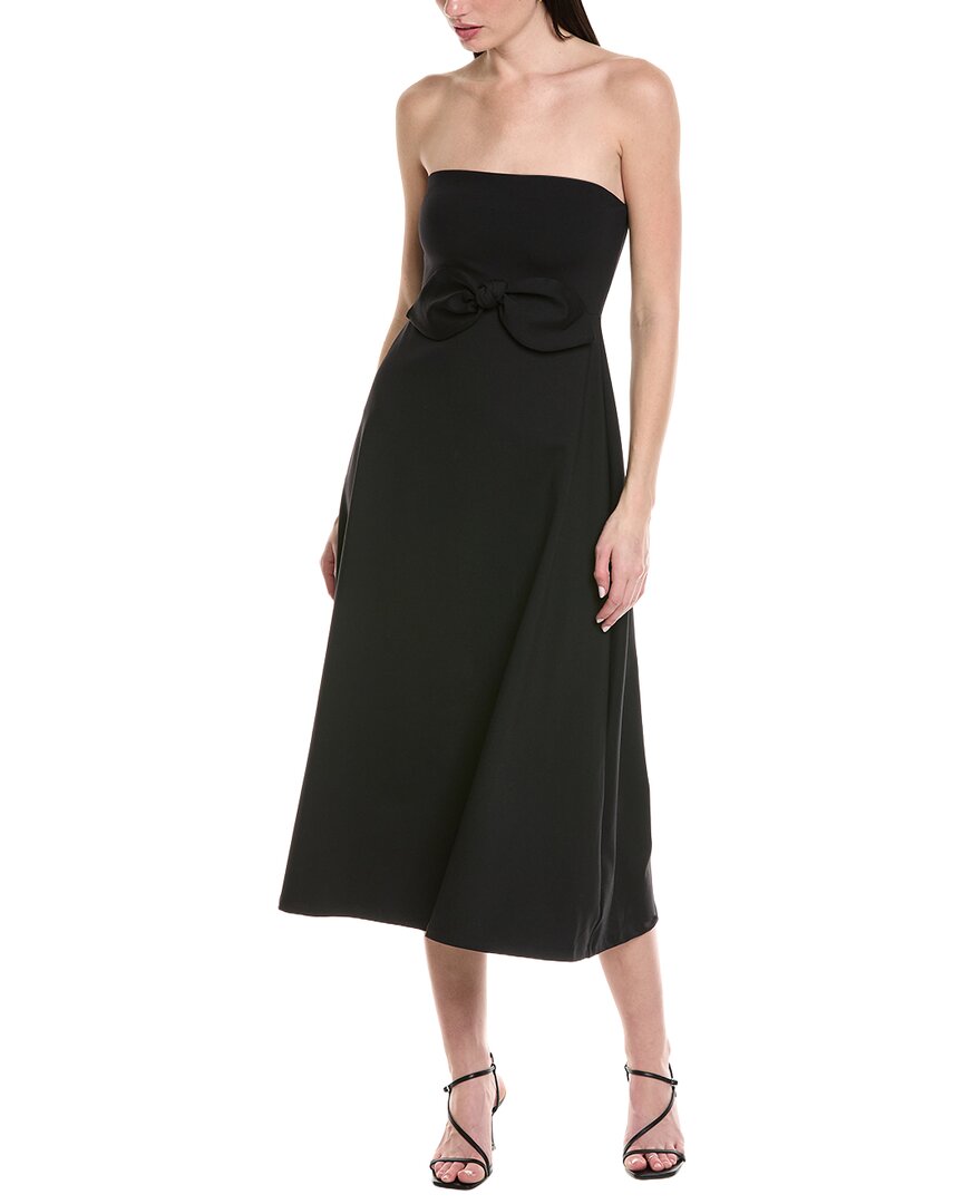 Susana Monaco Strapless Bow Midi Dress