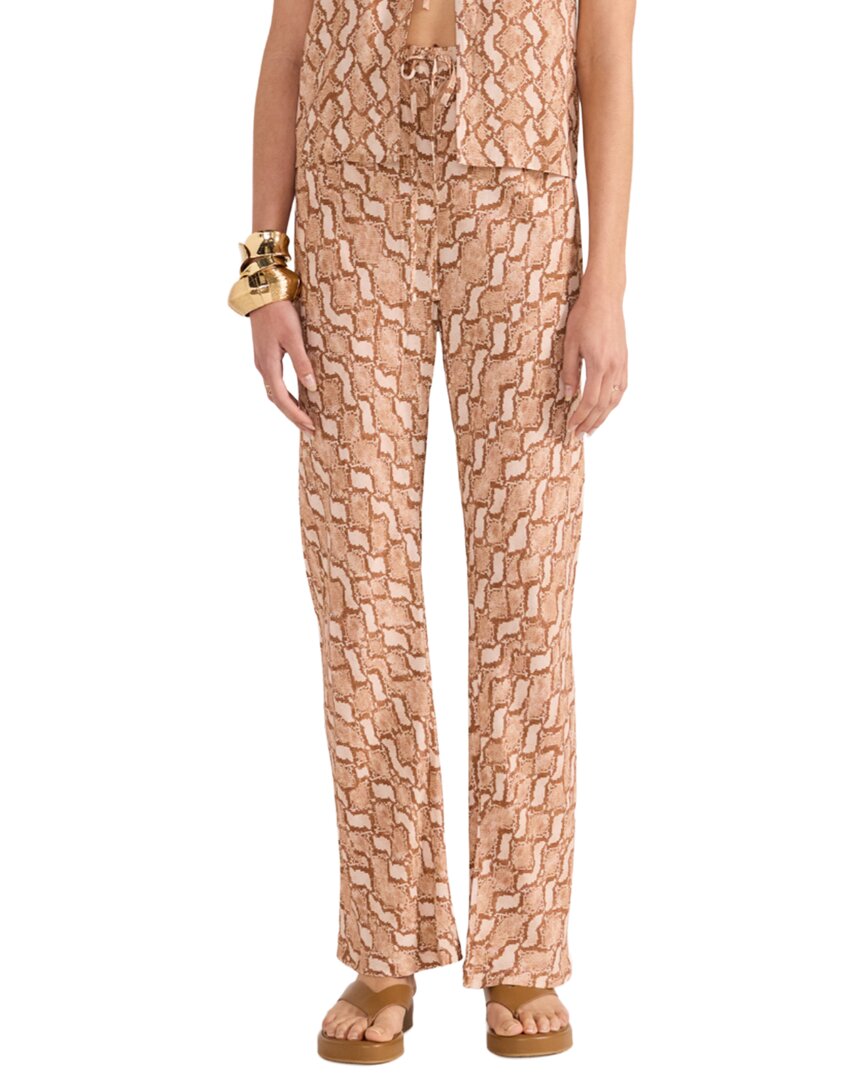 Minkpink Koa Drawstring Pant In Snake Snake