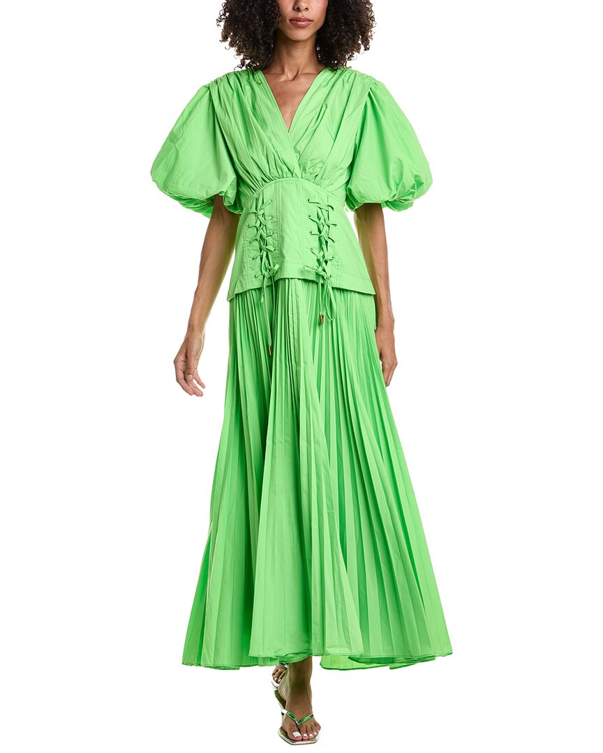 Emma Way Maxi Dress In Metallic