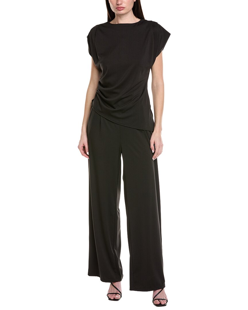 Hl Affair 2pc Top & Pant Set In Black