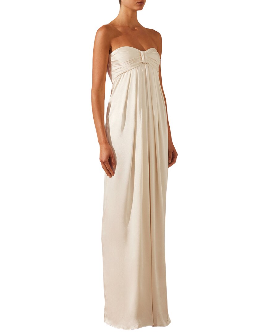 Shona Joy La Lune Strapless Knot Maxi Dress Women's 8 | eBay