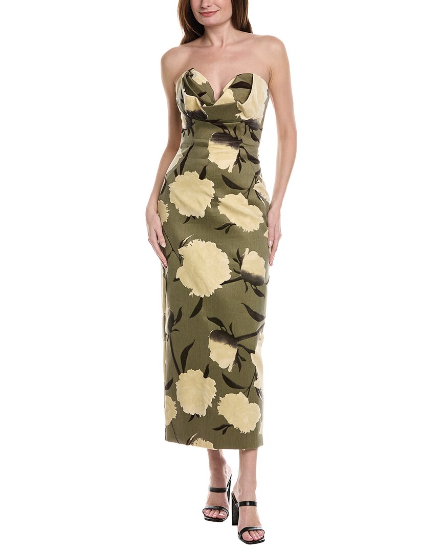 Lela Rose Draped Bust Sheath Dress