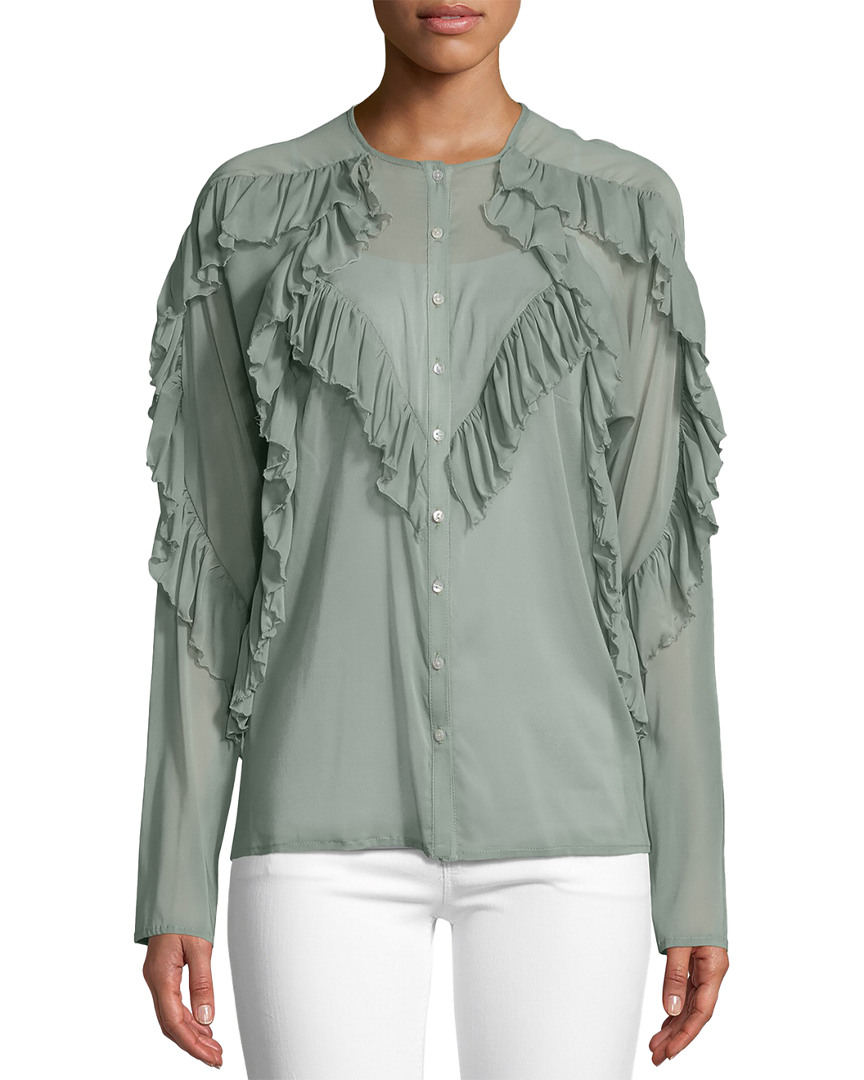 Image of Nicole Miller Silk Top