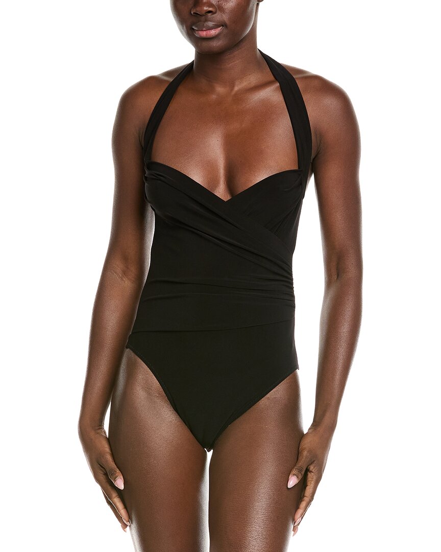 Norma Kamali Cayla Bodysuit In Black