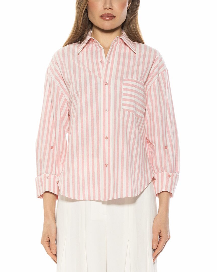 Alexia Admor Tammi Linen-blend Shirt