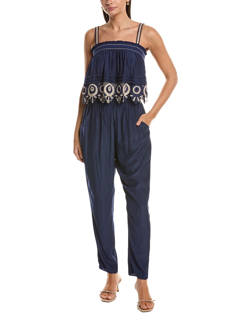 Ramy Brook Monica Jumpsuit In Blue