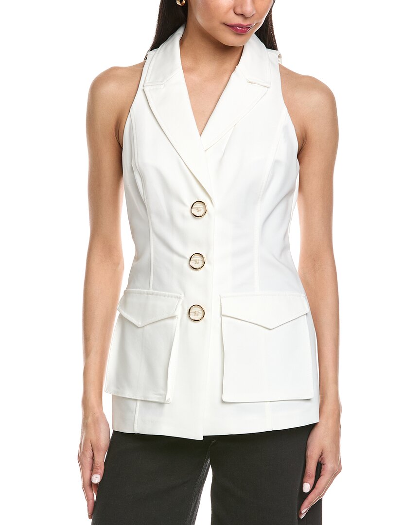 Ramy Brook Lisa Vest In Beige