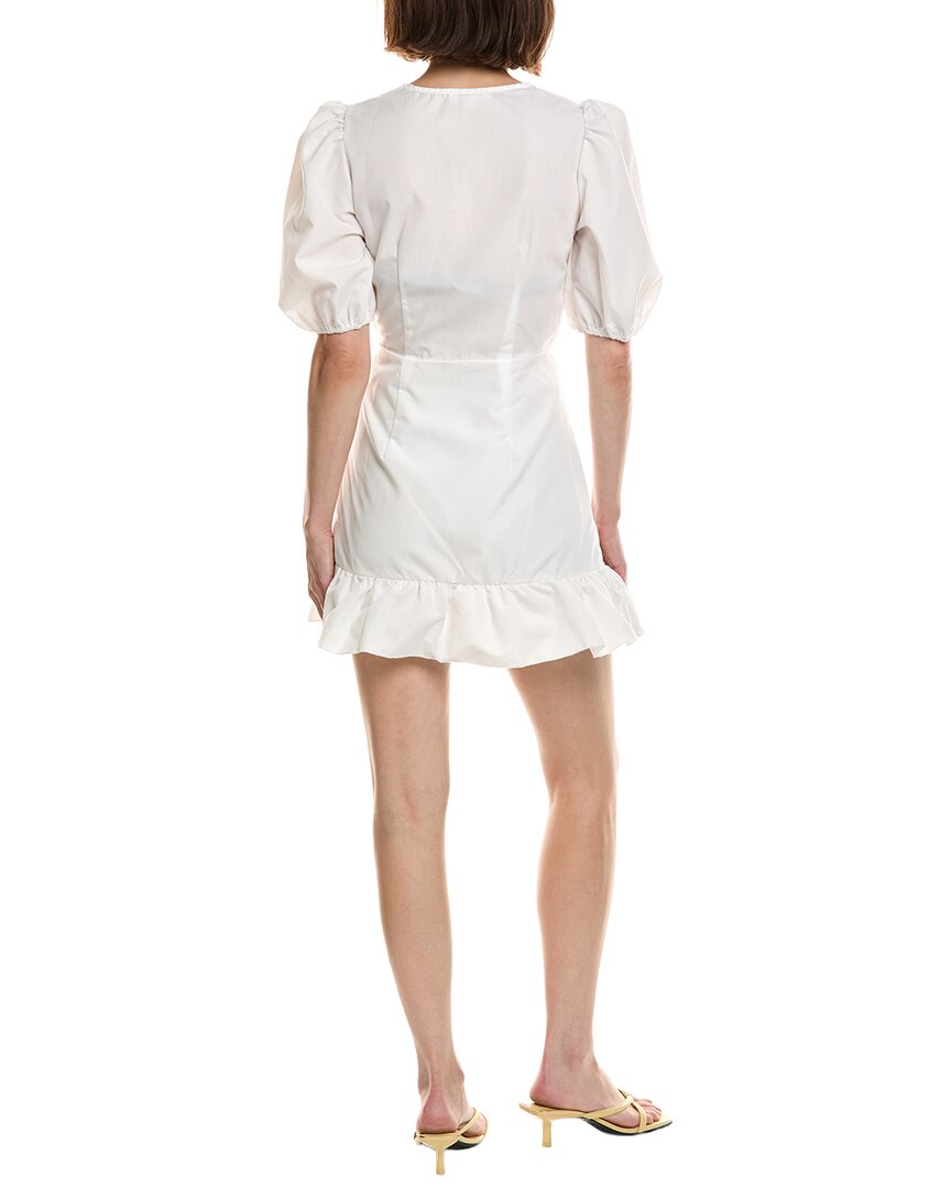 Ipponelli Solid Mini Dress In White