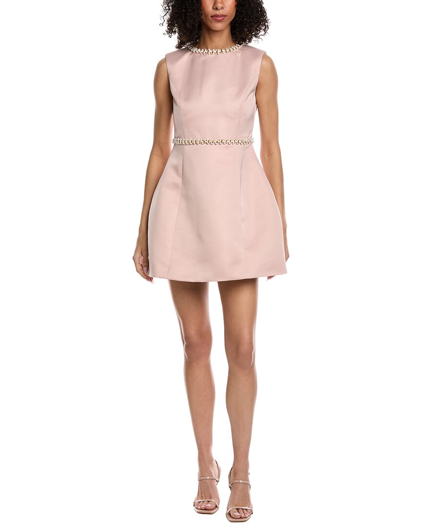 Elliat T Camile Tulip Mini Dress In Tan