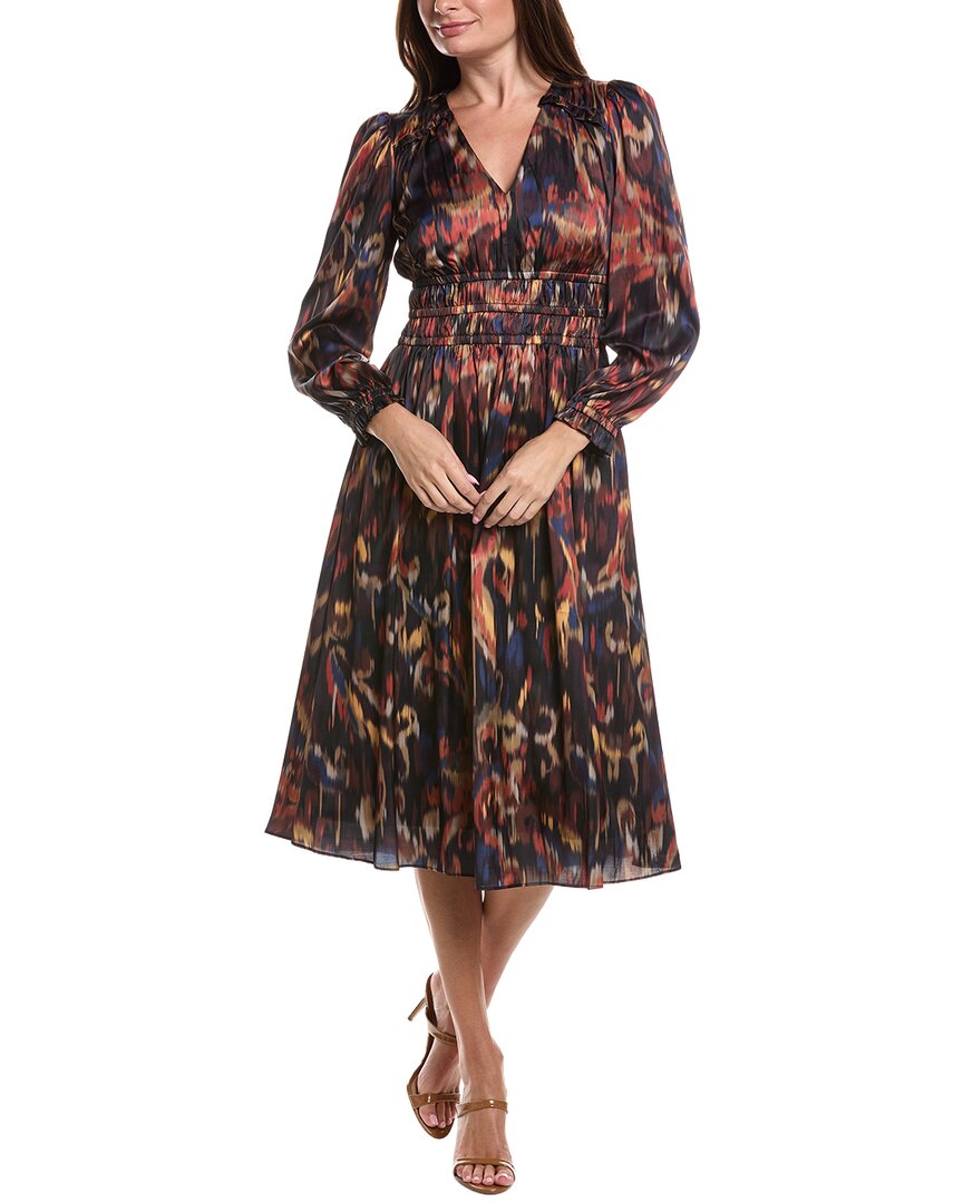 Julia Jordan Midi Dress In Orange