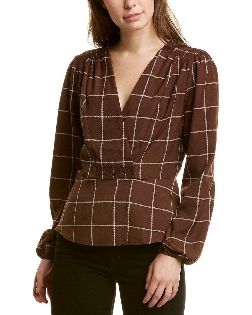 Image of WAYF Crossover Blouse