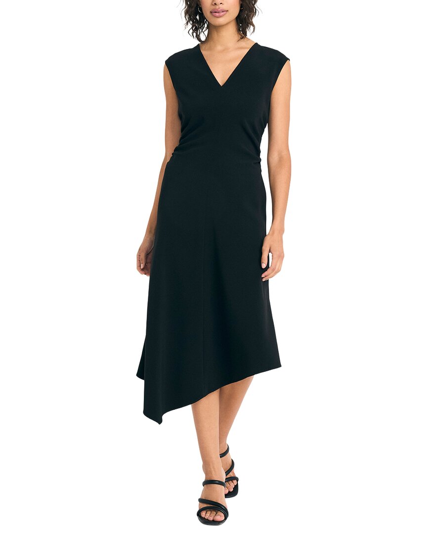 Luxely Midi Dress In Grey