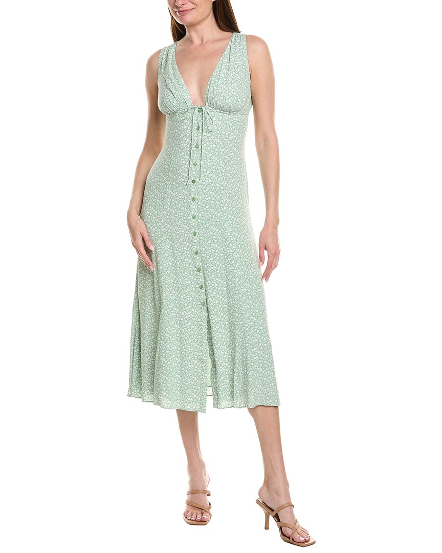 Opt O.p.t Noa Midi Dress In Green