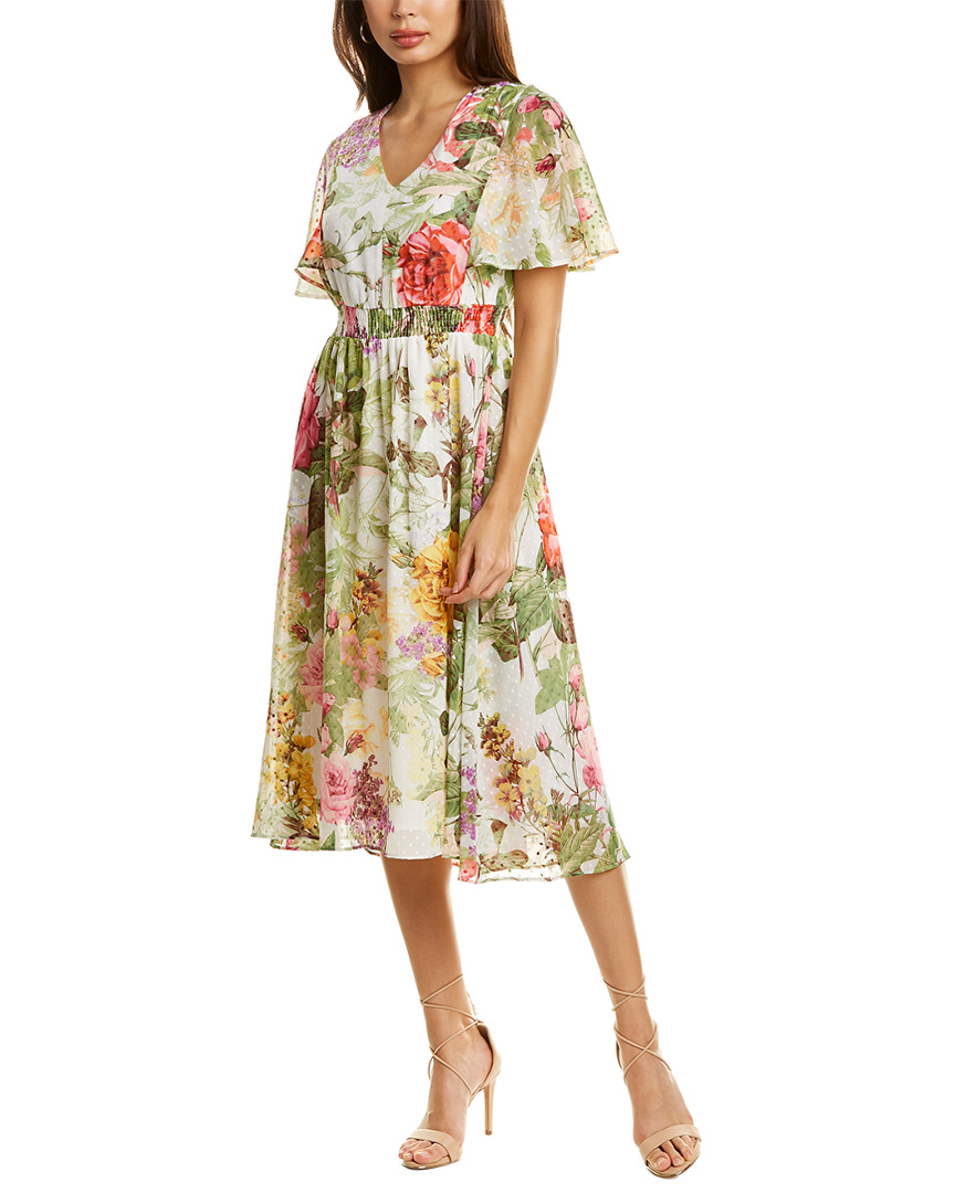 Image of Maison Tara Smocked Midi Dress