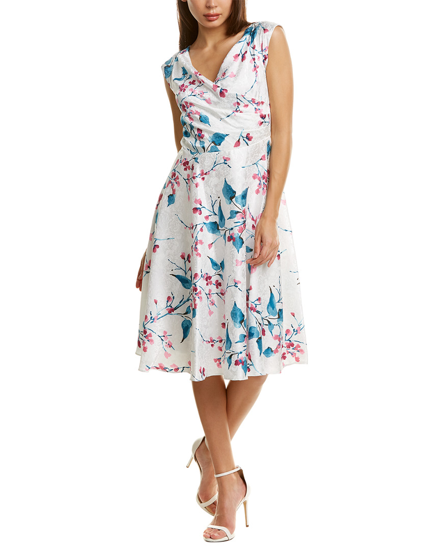 Image of Maison Tara Surplice Midi Dress